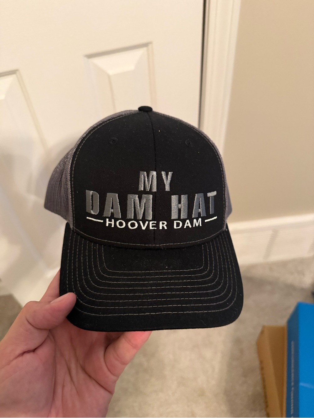 Hoover Dam "My Dam Hat" Black Trucker Cap